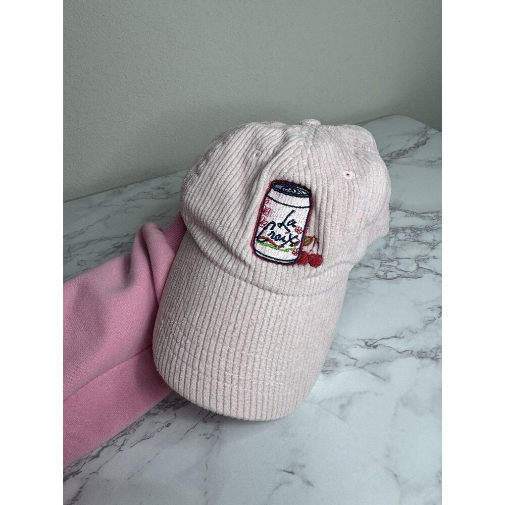 LaCroix Pink Solid Adjustable Baseball Cap One Size Unisex Adults